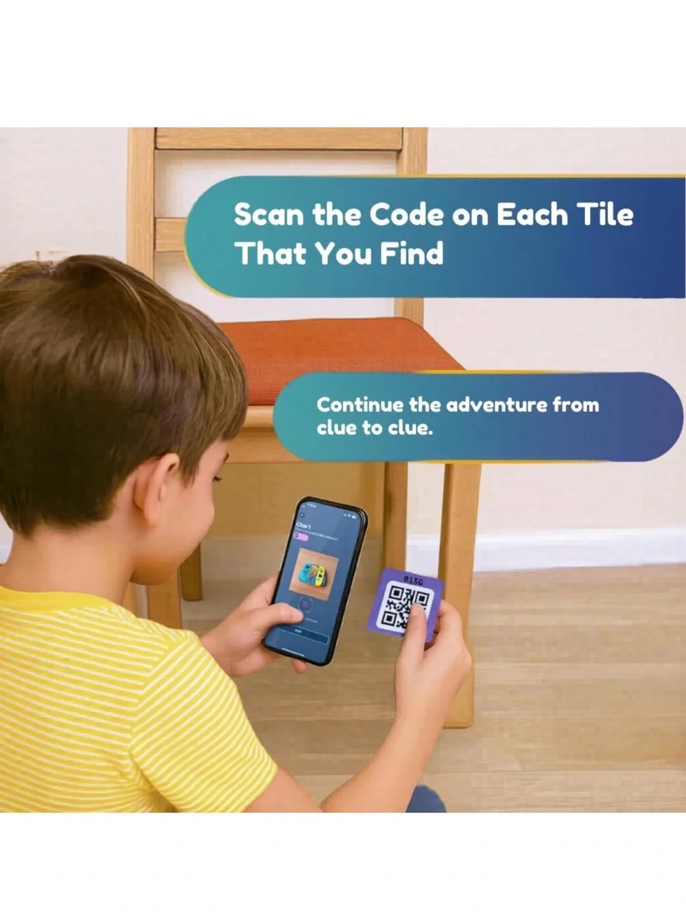 Scavenger Hunt Game | 5-Pack of QR Code Game Tiles
